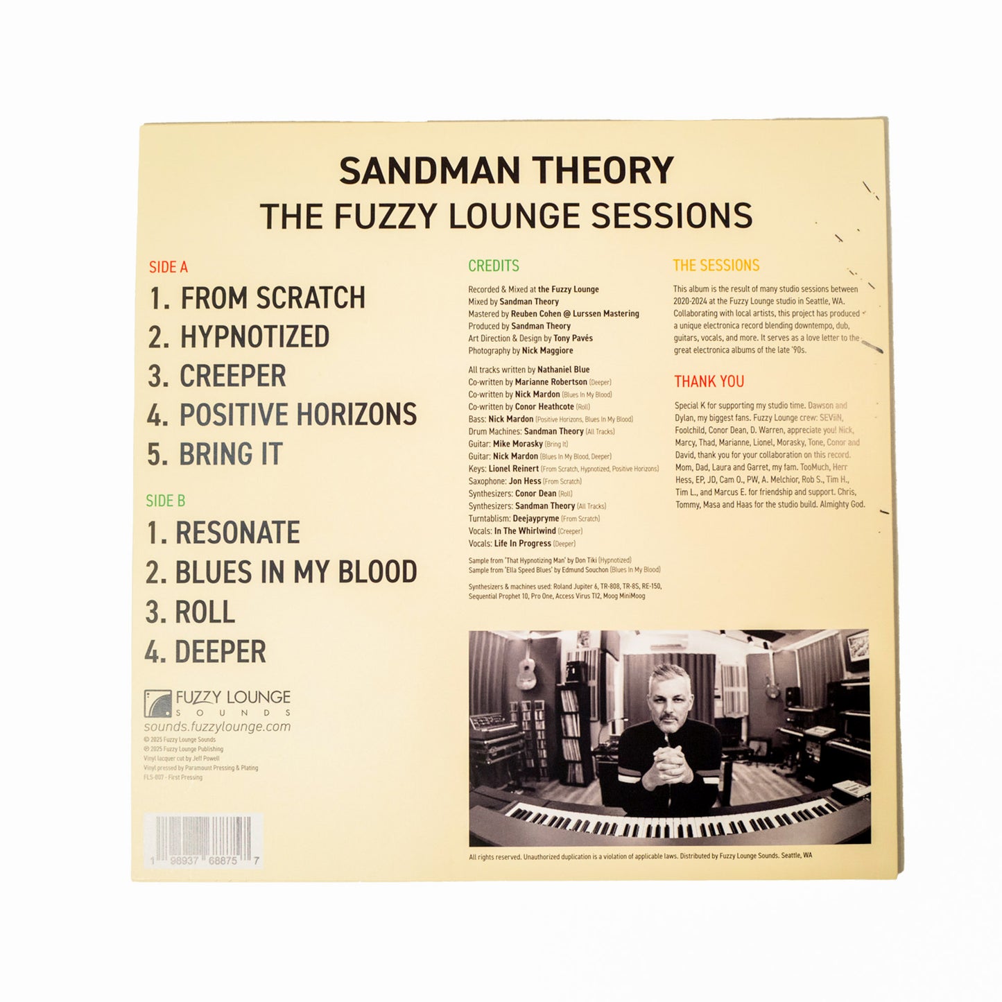 Sandman Theory - The Fuzzy Lounge Sessions - Vinyl 180g