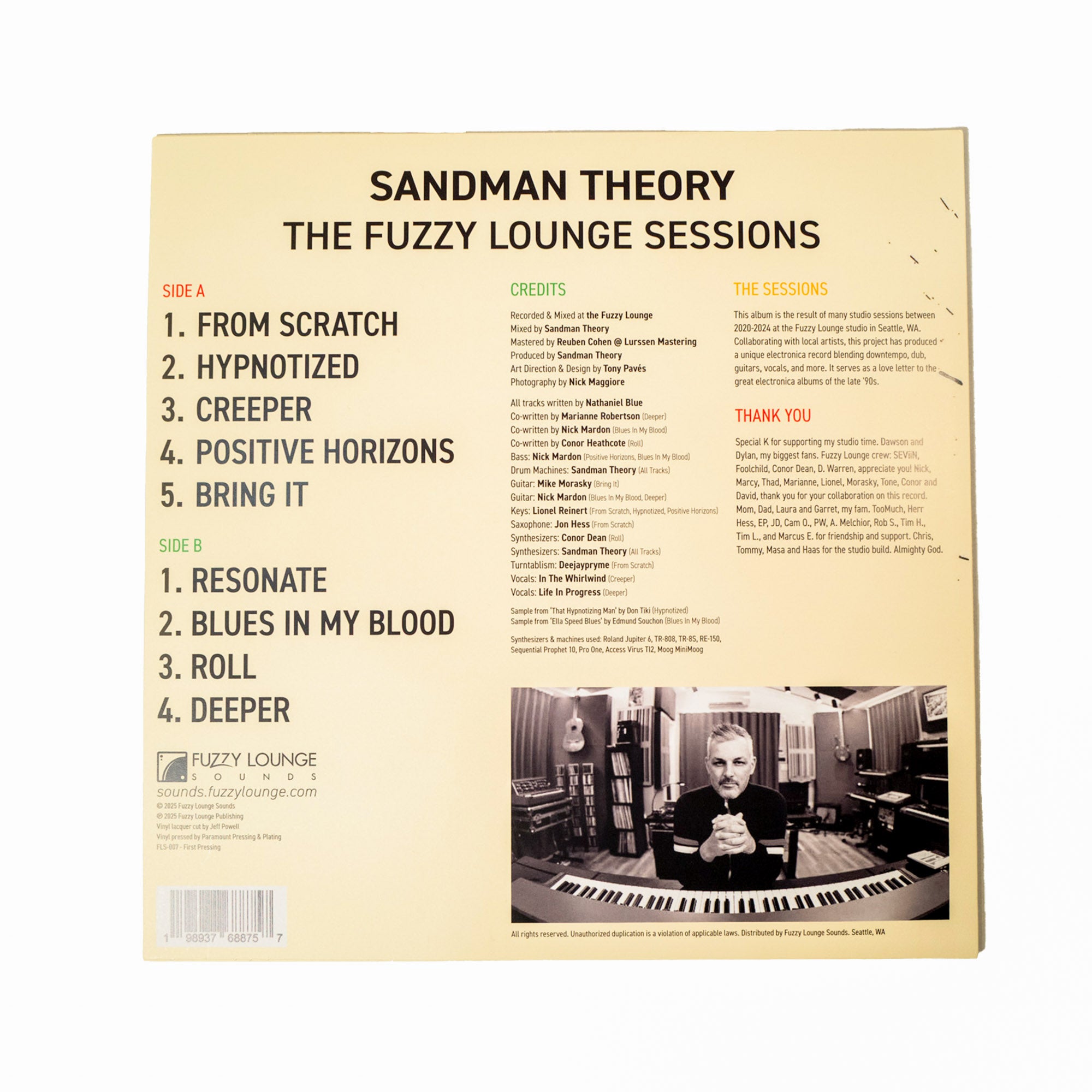 Sandman Theory - The Fuzzy Lounge Sessions - Vinyl 180g – Fuzzy Sandman Theory - The Fuzzy Lounge Sessions - Vinyl 180g – Fuzzy