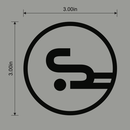 Sandman Vinyl Decal - Black